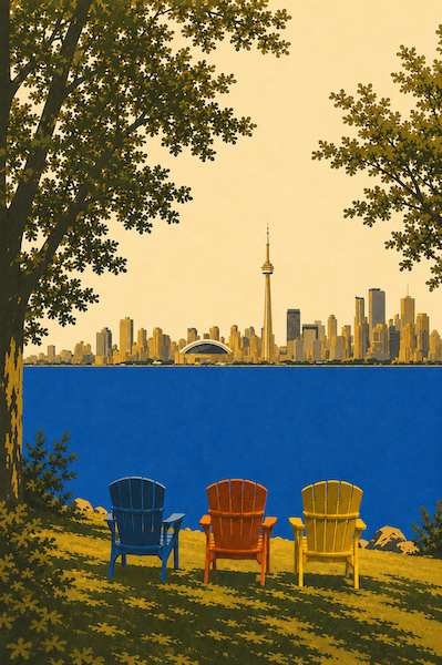 Ontario escarpment and Lake Ontario